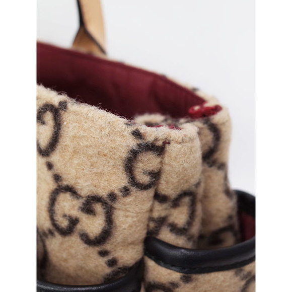 Gucci GG Wool Tote Bag Biege - Picture 6 of 9